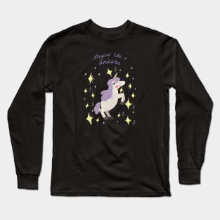 Magical like a Unicorn - Purple Long Sleeve T-Shirt